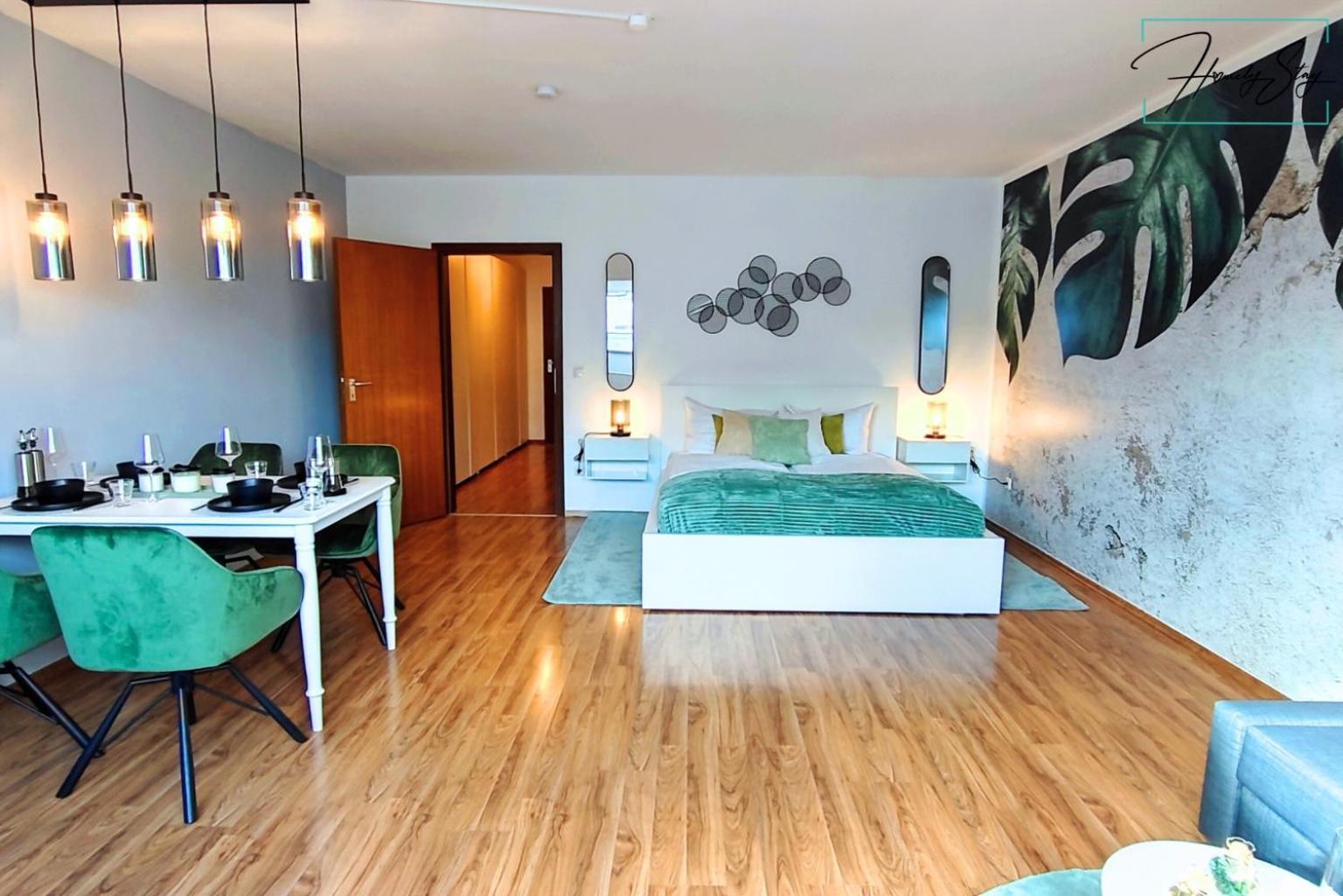 Homely Stay Serenity Greens - Stylisch Studio-Apartment With Kitchen - 10 Min To Central Station, Pet Friendly Múnich Exterior foto